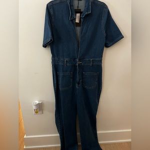 Nasty Gal Jean Jumpsuit, size 10